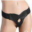 Strap U Bella Velvet-Lined Elastic Strap-On Harness - Black