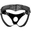 Strap U Bodice Corset Style Strap-On Harness - Black