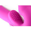 Strap U Evoke Super Charged Rechargeable Silicone Vibrating Strapless Strap-On - Pink