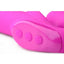 Strap U Evoke Super Charged Rechargeable Silicone Vibrating Strapless Strap-On - Pink
