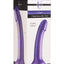 Strap U G-Tastic Metallic Silicone Dildo - Purple - 7in