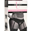Strap U Laced Seductress Lace Crotchless Panty Harness with Garter Straps - Black - 3XLarge/XXLarge