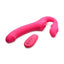 Strap U Licking Vibrating Rechargeable Silicone Strapless Strap-On with Remote Control