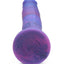 Strap U Magic Stick Glitter Silicone Dildo - Purple - 8in