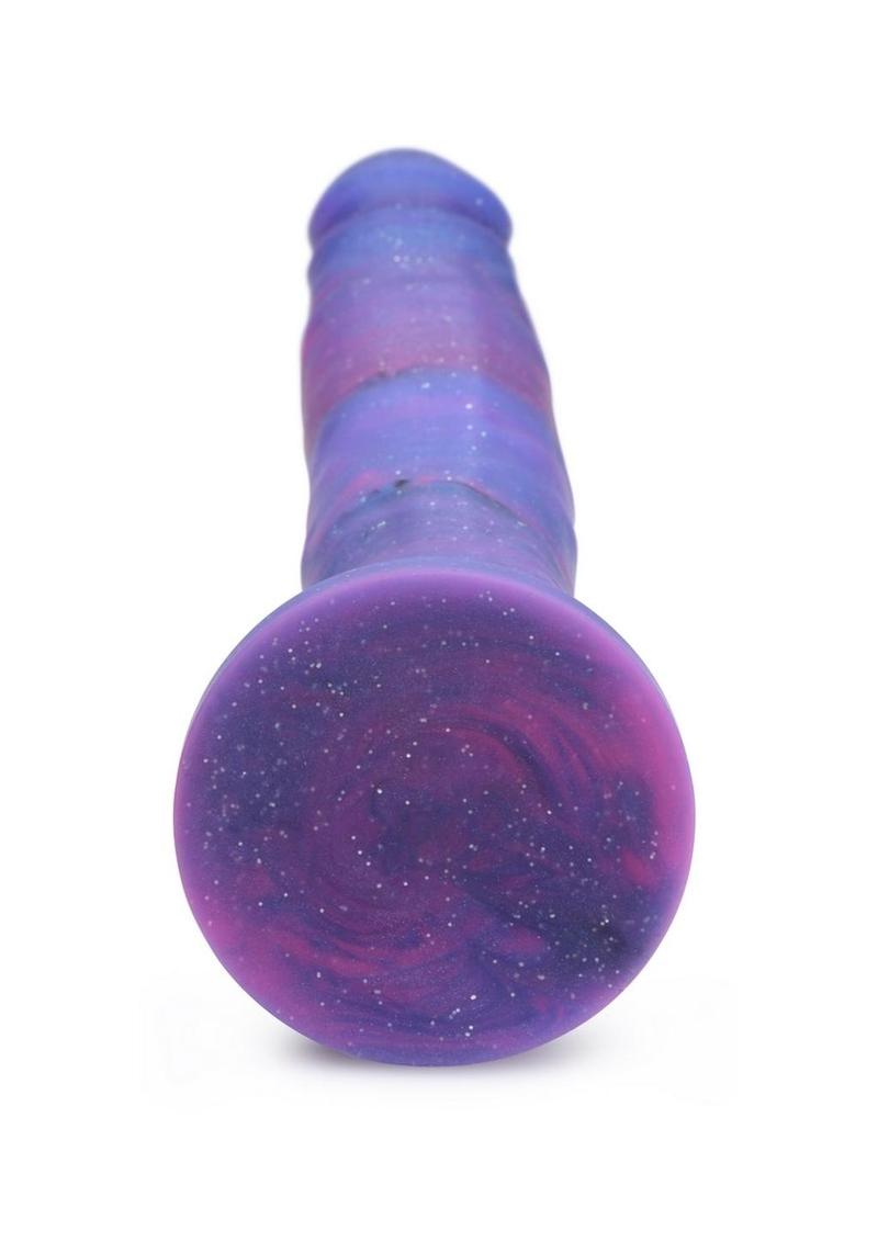 Strap U Magic Stick Glitter Silicone Dildo - Purple - 8in