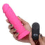 Strap U Power Player 28x Vibrating Silicone Rechargeable Dildo 6.5in with Remote Control