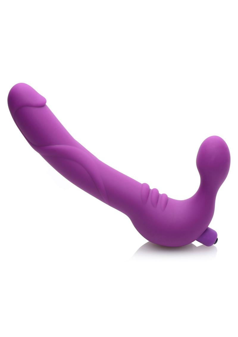 Strap U Royal Revolver Vibrating Silicone Strapless Strap-On