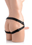 Strap-U Seducer Silicone Dildo with Harness - Vanilla - 7in