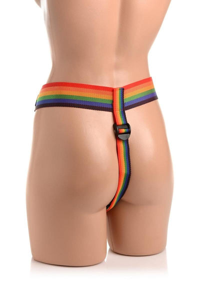 Strap U Take The Rainbow Universal Harness - Multicolor/Rainbow