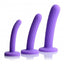 Strap U Tri-Play 3 Piece Silicone Dildo