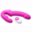 Strap U Urge Rechargeable Silicone Strapless Strap-On with Remote Control - Pink