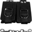 Strapped Plush Restraints - Black