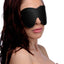 Strict Black Fleece Lined Blindfold - Black