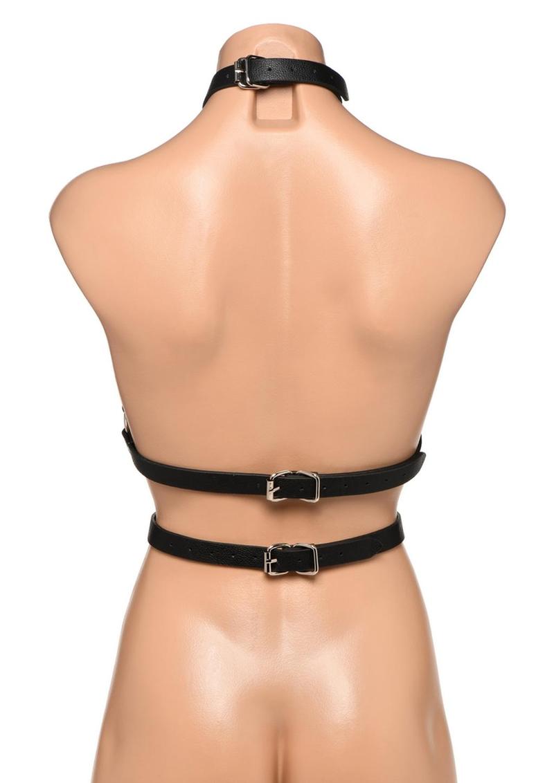 Strict Female Body Harness - Black - Medium/Small