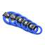 Strict Gates Of Hell Silicone Chastity Device - Black/Blue