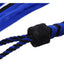 Strict Leather Black and Blue Suede Flogger - Black/Blue