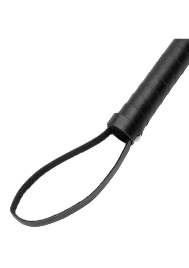 Strict Leather Cat Tails Pu Leather Hand Whip - Black