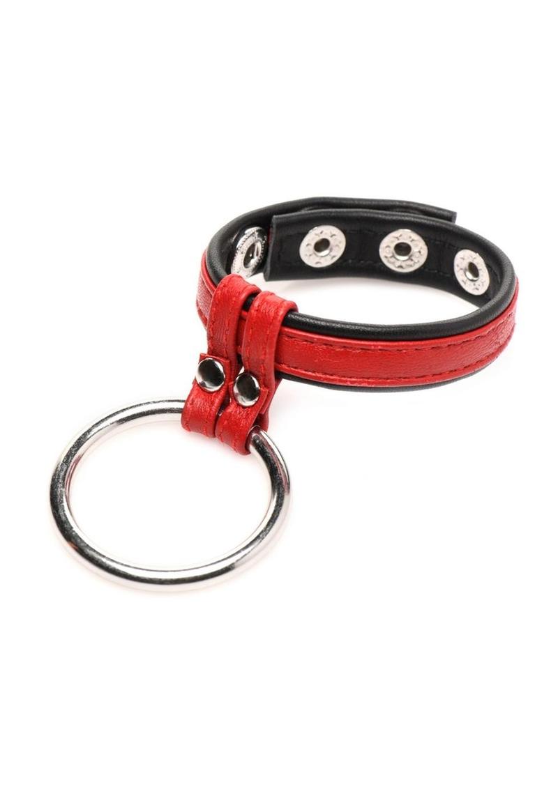 Strict Leather Cock Gear Leather and Steel Cock and Ball Ring