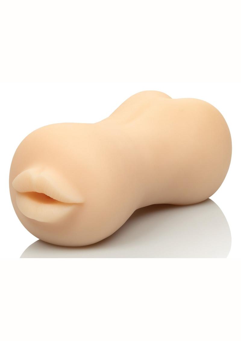 Stroke It Realistic Dual Ended Stroker - Mouth and Ass