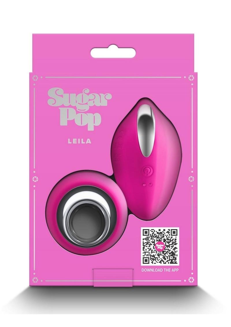 Sugar Pop Leila Rechargeable Silicone Panty Vibe - Pink