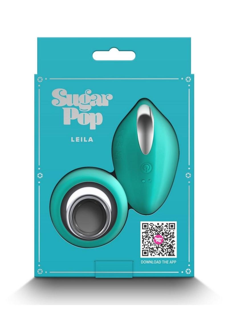 Sugar Pop Leila Rechargeable Silicone Panty Vibe - Teal