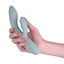 Svakom Chika Rechargeable Silicone App Compatible Interactive Rabbit Vibrator - Gray/Grey