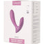 Svakom Erica Rechargeable Silicone App Compatible Dual Vibrator with Clitoral Stimulator and Remote - Pink