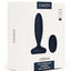 Svakom Jordan Rechargeable Silicone App Control Thrusting Anal Vibrator - Navy Blue