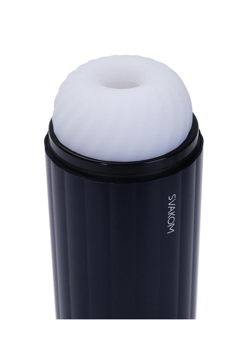Svakom Sam Neo 2 Silicone Interactive Rechargeable Masturbator - Black