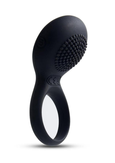Svakom Tyler Silicone Rechargeable Clitoral Stimulator Couple's Ring - Black