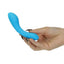 Swan Mini Swan Wand Rechargeable Silicone Glow In The Dark Massager - Blue/Glow In The Dark