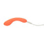 Swan Mini Swan Wand Rechargeable Silicone Glow In The Dark Massager - Glow In The Dark/Orange