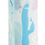 Swan The Kissing Swan Rechargeable Silicone Dual Action Rotate and Clitoral Vibrator - Blue