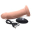 Swell 7x Inflatable and Vibrating Silicone Rechargeable Dildo with Remote Control - Vanilla - 7in