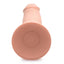 Swell 7x Inflatable and Vibrating Silicone Rechargeable Dildo with Remote Control - Vanilla - 8.5in