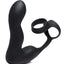 Swell Rechargeable Silicone Inflatable 10x Vibrating Prostate Plug with Cock and Ball Ring and Remote Control