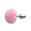 Tailz Fluffy Bunny Tail Anal Plug - Metal/Pink