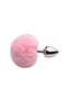 Tailz Fluffy Bunny Tail Anal Plug - Metal/Pink