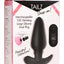 Tailz Snap-On 10x Rechargeable Silicone Anal Plug with Remote Control