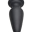 Tailz Snap-On Silicone Anal Plug - Black - XLarge