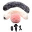Tailz Vibrating Rechargeable Silicone Anal Plug and 3 Tails with Remote Control - Assorted Colors/Multicolor - Set
