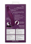 Tempt and Tease Sass Rechargeable Silicone Vibrator with Clitoral Stimulator - Purple
