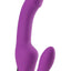 Temptasia Cyrus Strapless Silicone Vibrating Dildo with Rechargeable Bullet - Purple