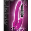 Temptasia Estella Strapless Silicone Vibrating Dildo with Rechargeable Bullet - Pink