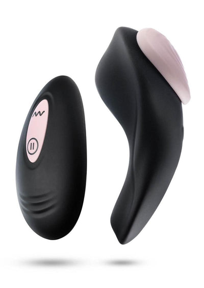 Temptasia Heartbeat Rechargeable Silicone Panty Vibe with Remote - Pink