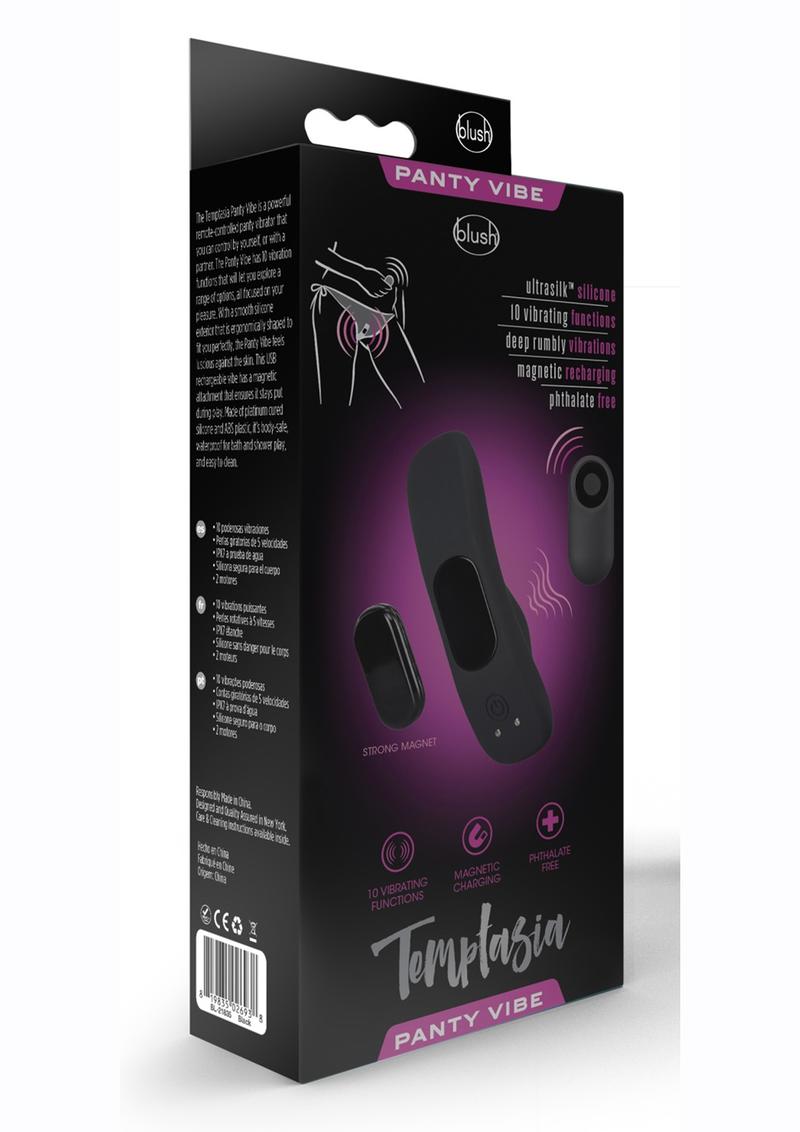 Temptasia Remote Control Silicone Rechargeable Panty Vibrator