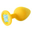 The 9's - Booty Talk Silicone Butt Plug Don't Stop - Yellow