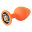 The 9's - Booty Talk Silicone Butt Plug Hit It Hard - Orange