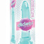 The 9's - Diclets Jelly Dildo - Aqua/Blue - 7in