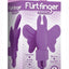 The 9's - Flirt Finger Silicone Butterfly - Pink/Purple